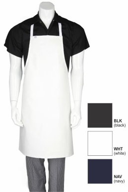 Picture of Chef Works - CWPVS-WHT - White Short PVC Bib Apron